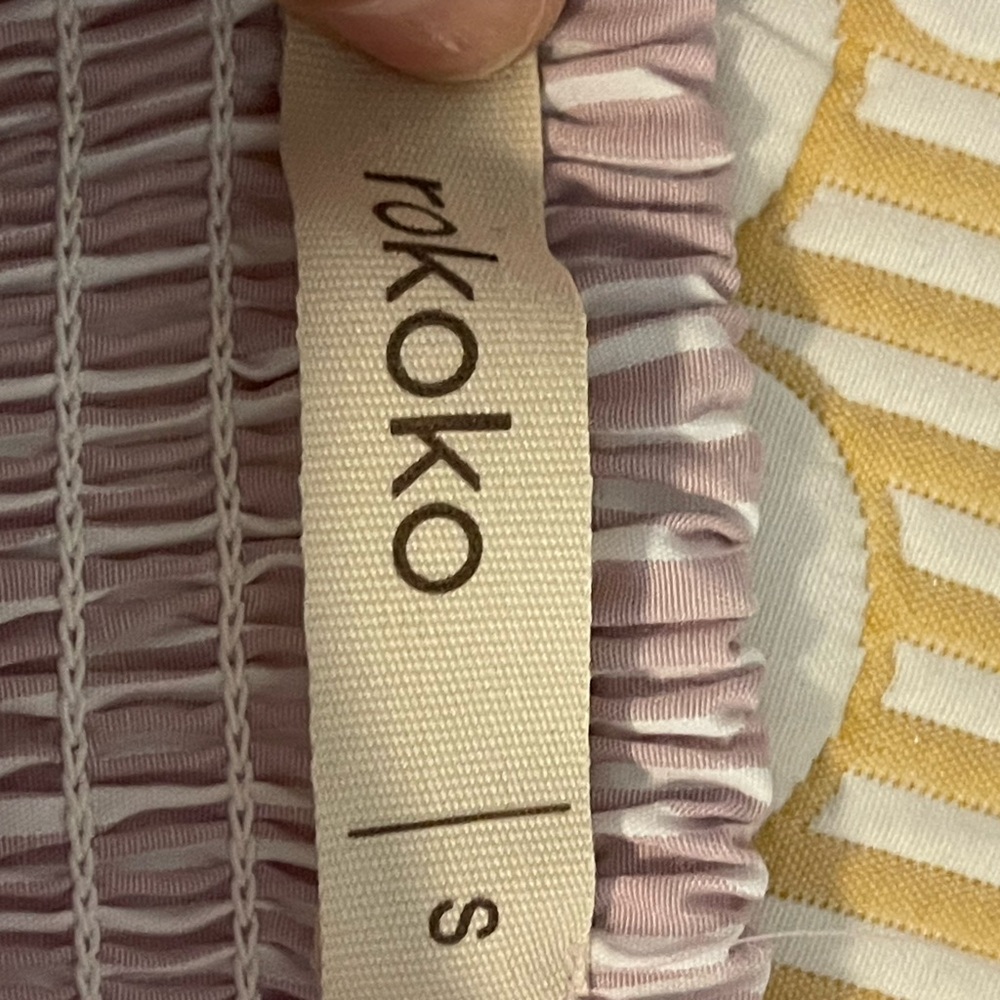 Rokoko Striped Button-Down Dress size Small - Picture 3 of 3